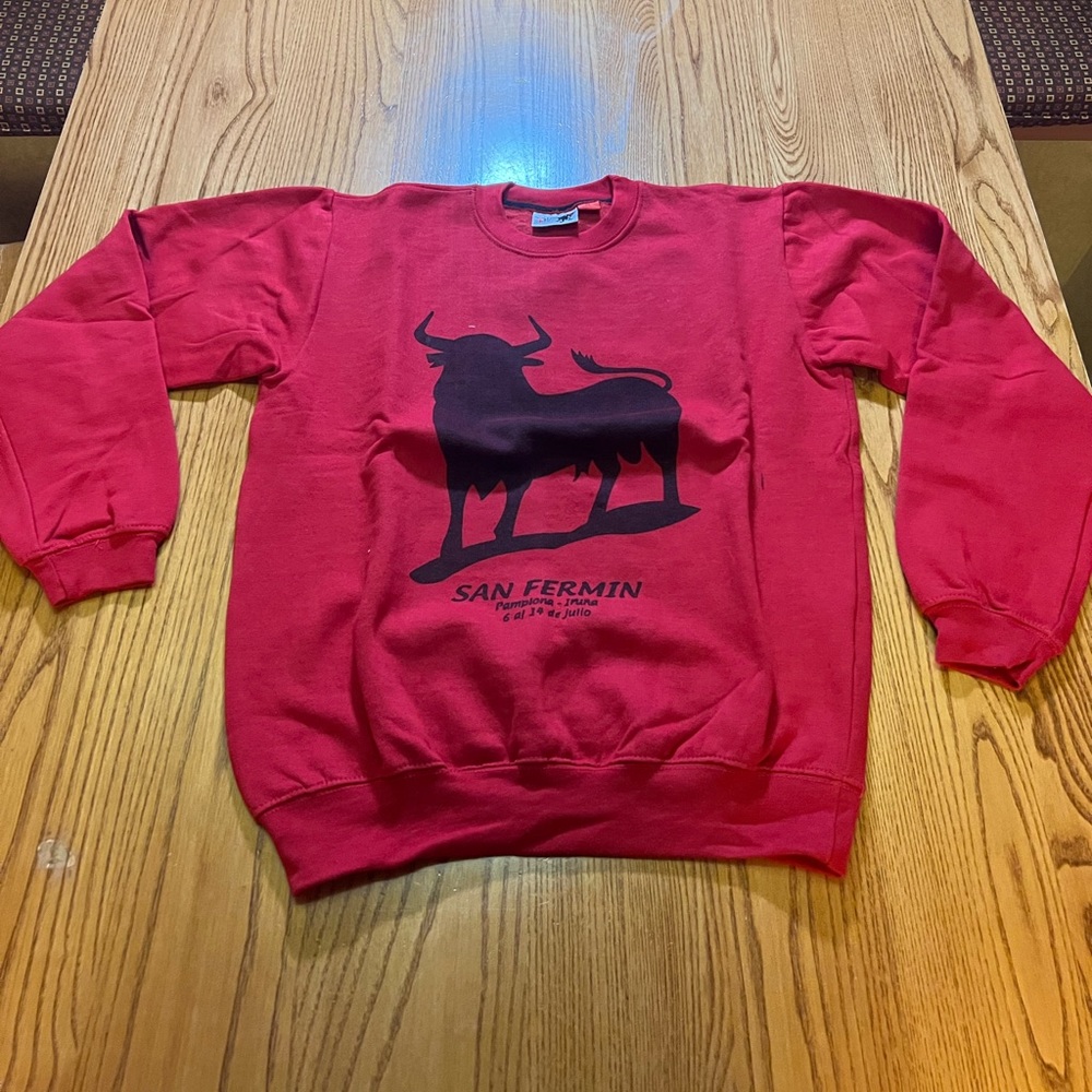 Running of The Bulls Red Sweater